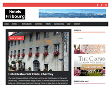 Tablet Screenshot of hotelsfribourg.com